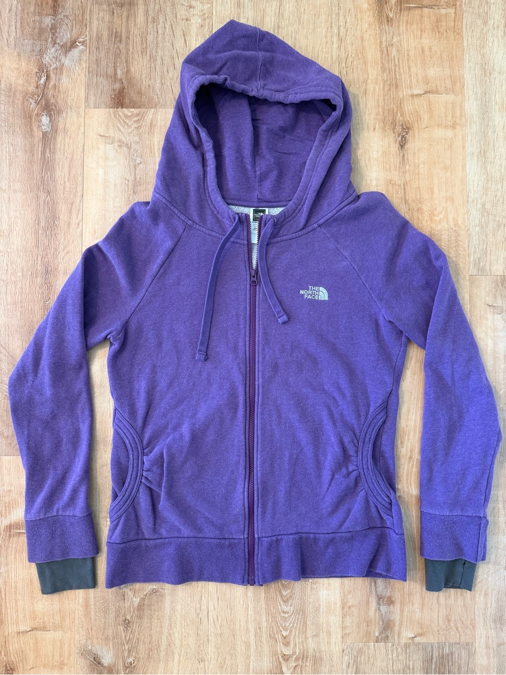 The North Face Women's Purple Full-Zip Hooded Jacket